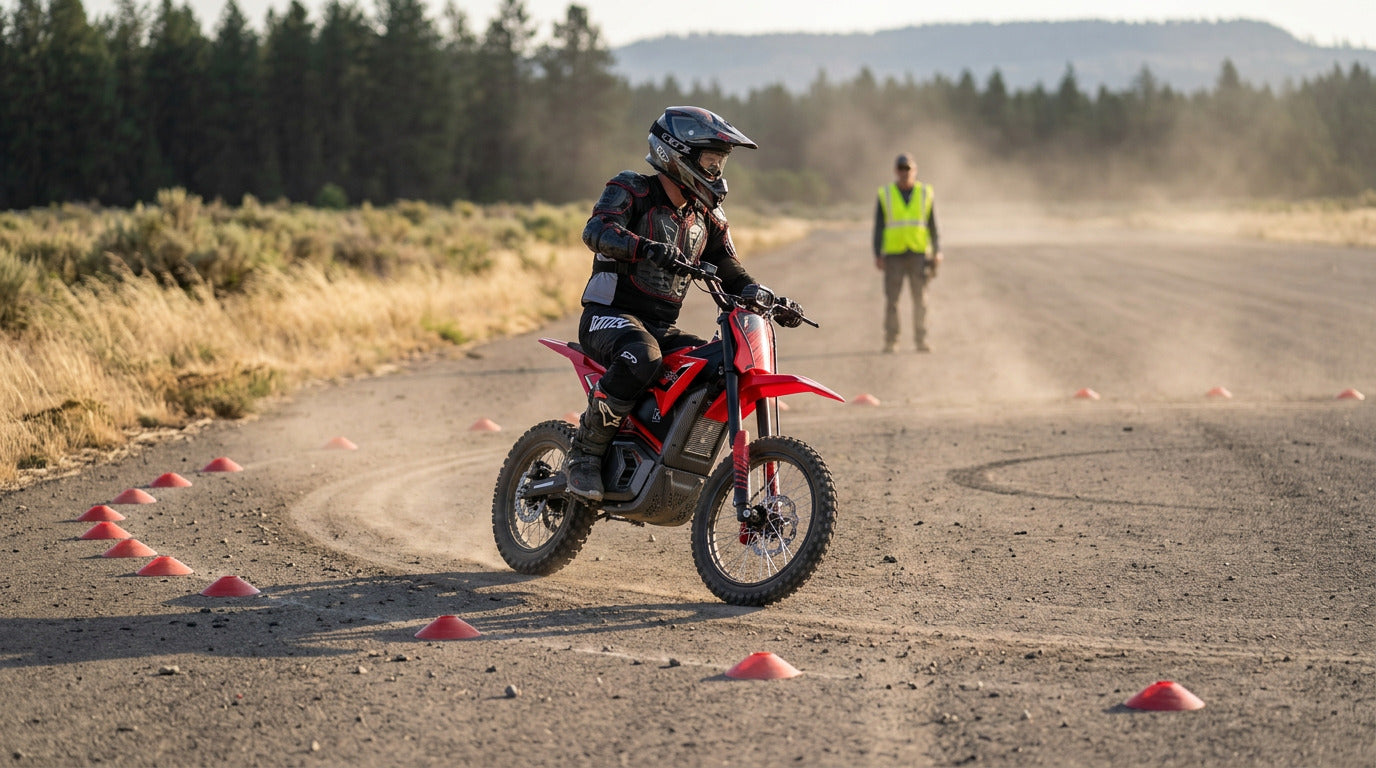 Electric Dirt Bike Slow-Speed Balance Drills for Better Trail Control