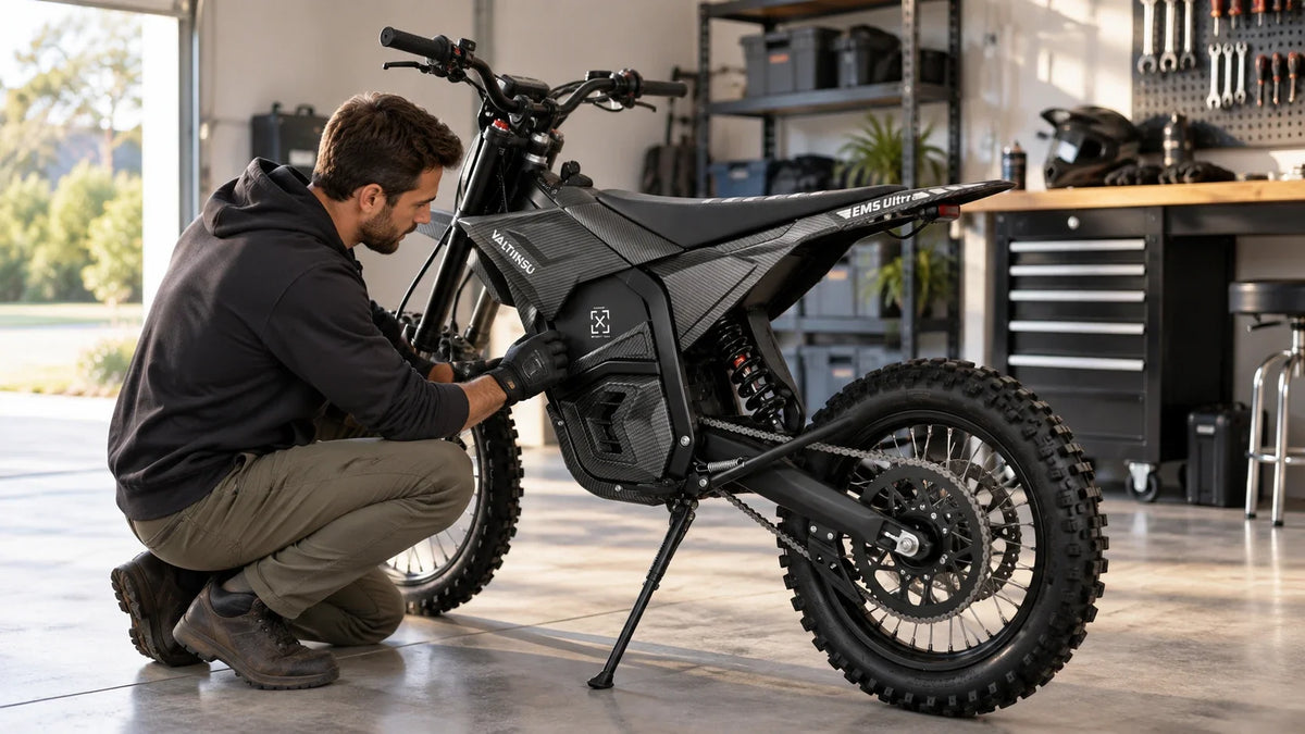 Electric Dirt Bike Battery Won't Lock Into Place: Mount, Key and Latch Checks