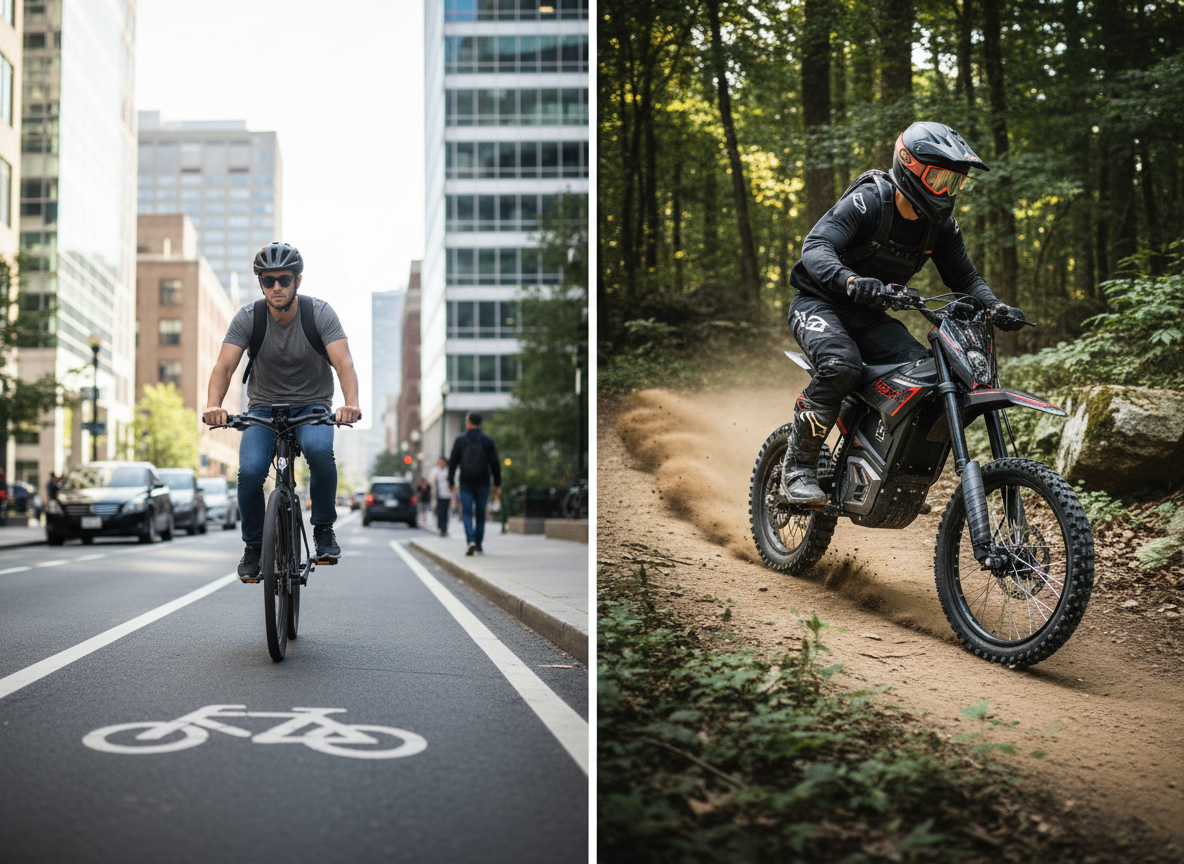 Street Legal Ebike vs Dirt Bike: The Legal Difference, Explained