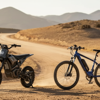 Class 2 Ebike vs Electric Dirt Bike: Why Off-Road Models Are Different