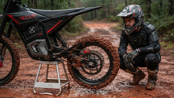 Electric Dirt Bike on Clay Soil: Setup, Technique and Cleanup