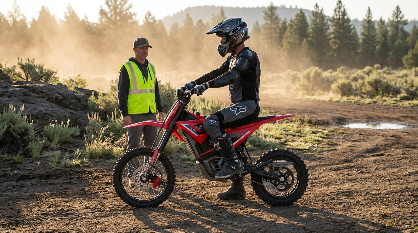 Electric Dirt Bike Standing Attack Position: Build a Stable Trail Foundation