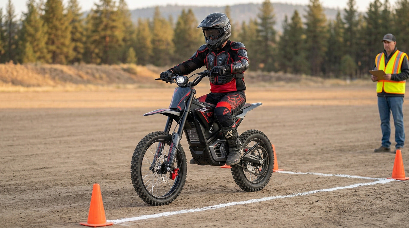 Electric Dirt Bike Front-Brake Modulation: Build Control Without Lockup