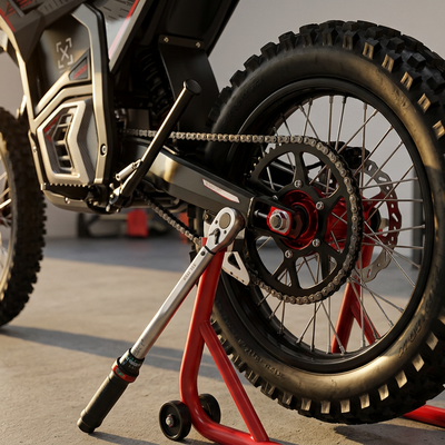 How to Check Electric Dirt Bike Wheel Alignment After a Tire Change