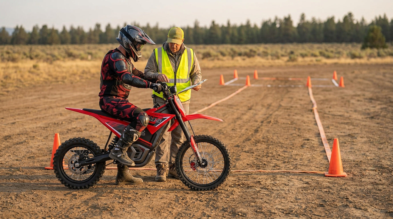 A 30-Minute Electric Dirt Bike Beginner Orientation Plan