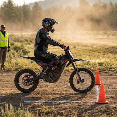 Electric Dirt Bike Emergency Braking Drill: A Progressive Practice Plan