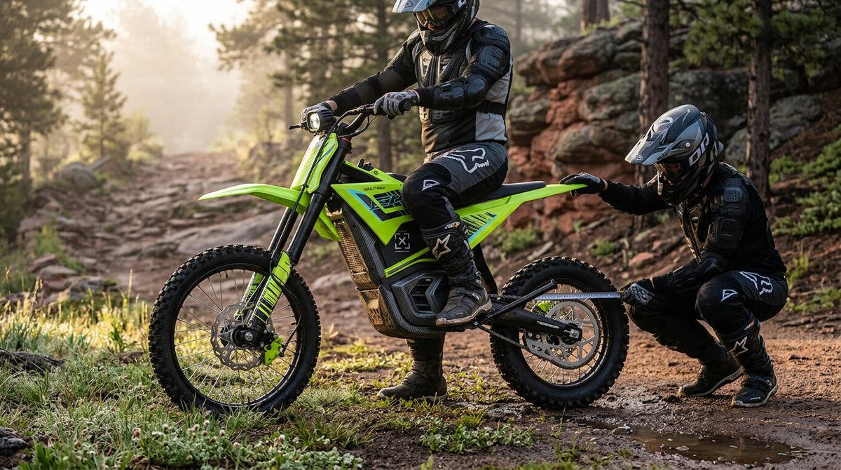 Electric Dirt Bike Suspension Sag Setup: A Rider-Weight Method