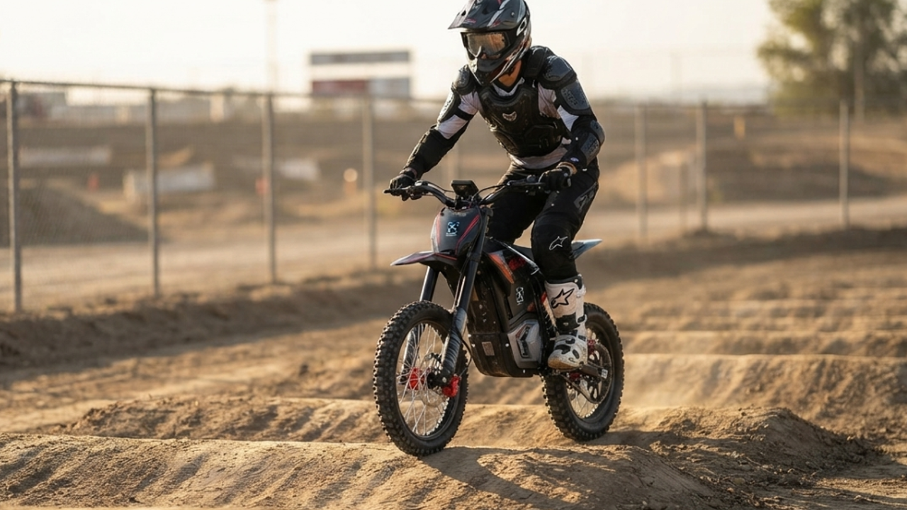 Electric Dirt Bike Whoops Setup: Suspension, Stance and Timing