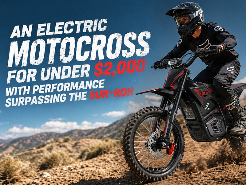 Electric Dirt Bikes Under $2,000 That Beat the Sur-Ron on Specs