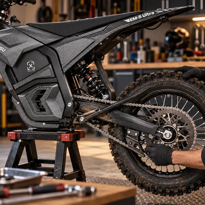 Electric Dirt Bike Rear Suspension Linkage: Play, Binding and Service Signs