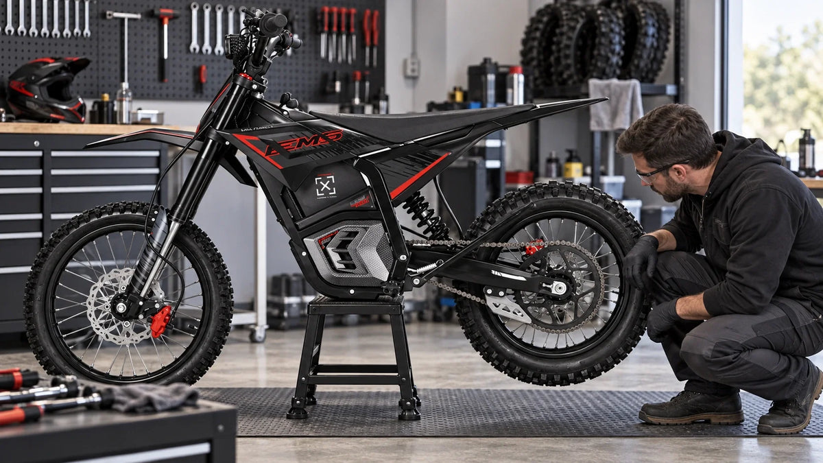 Electric Dirt Bike Chain Guide and Slider Wear: When to Adjust or Replace