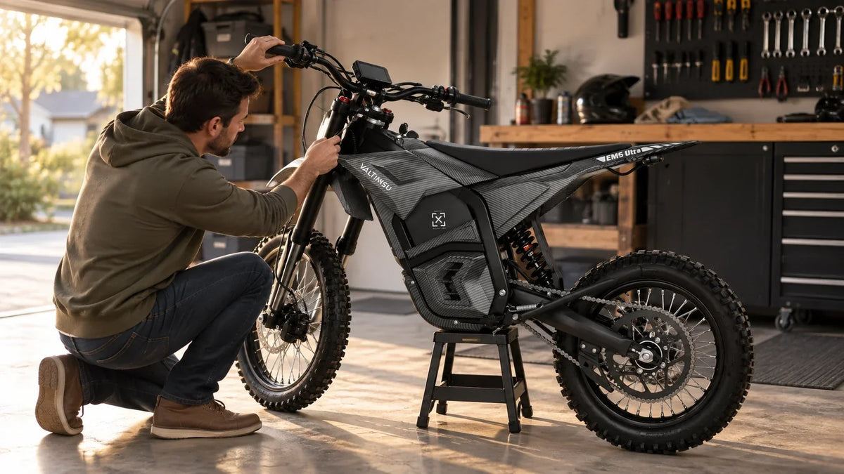 Electric Dirt Bike Powers Off When the Handlebars Turn: Cable and Connector Checks