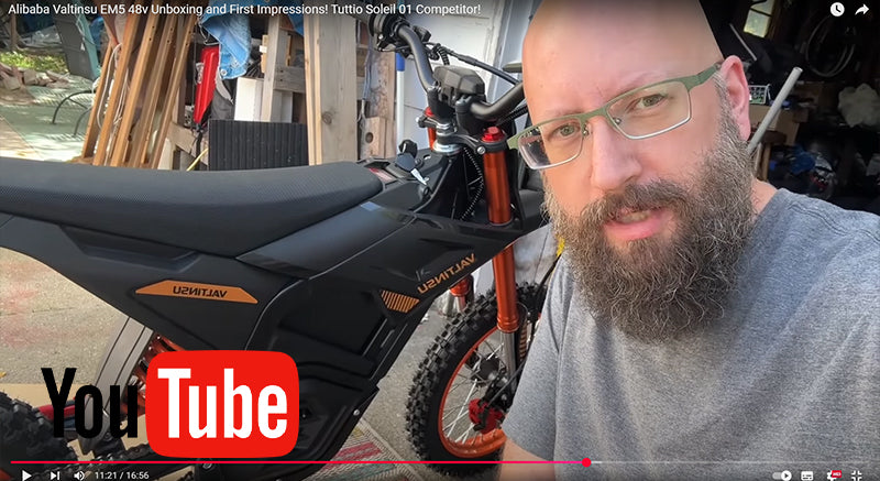 Electric Dirt Bike EM-5 YouTube video 2