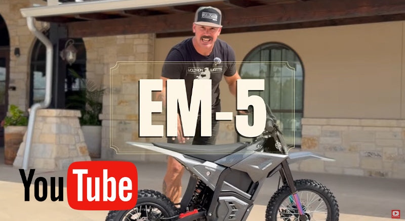 Electric Dirt Bike EM-5 YouTube video 3