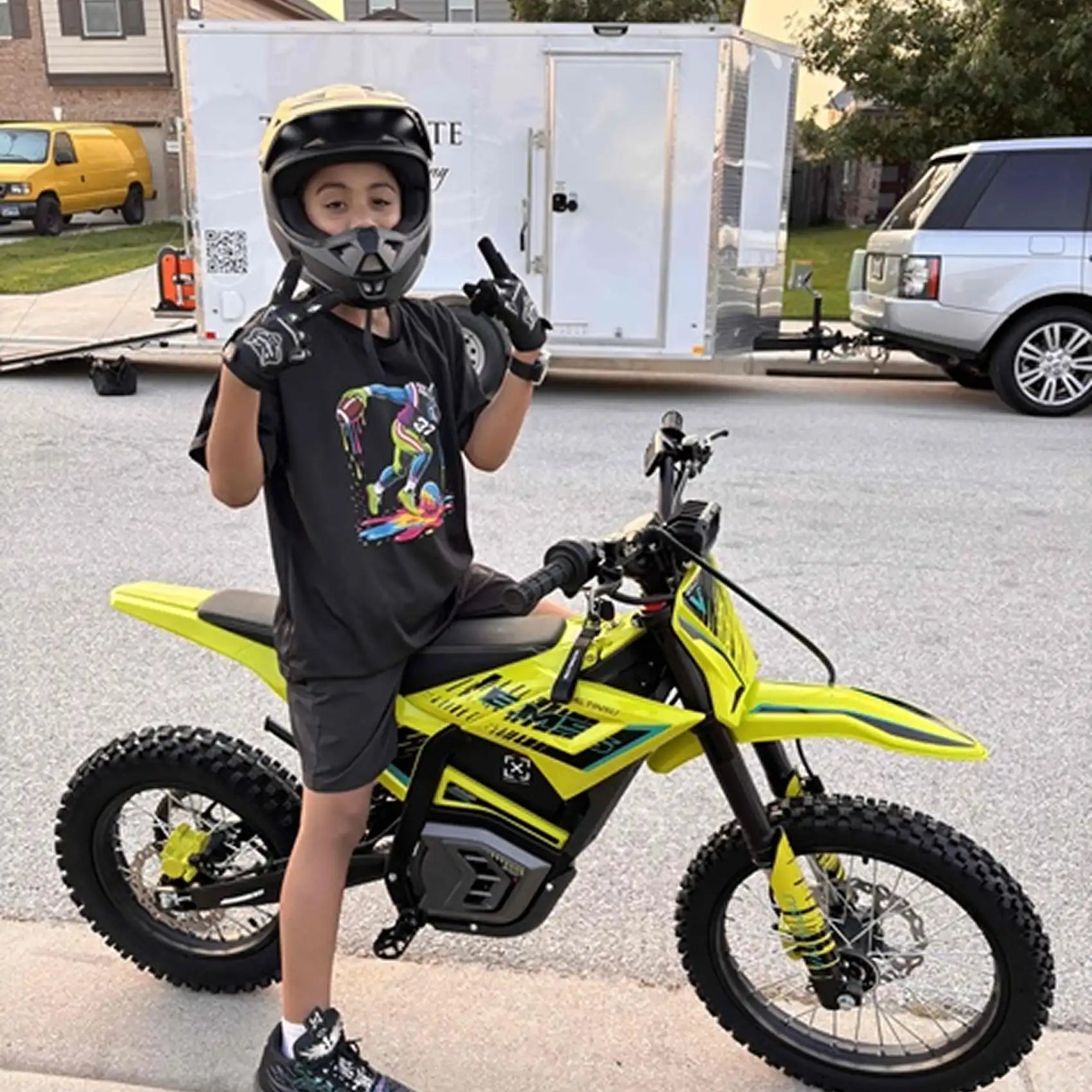 VALTINSU EM-5 Pro Green Electric Dirt Bike