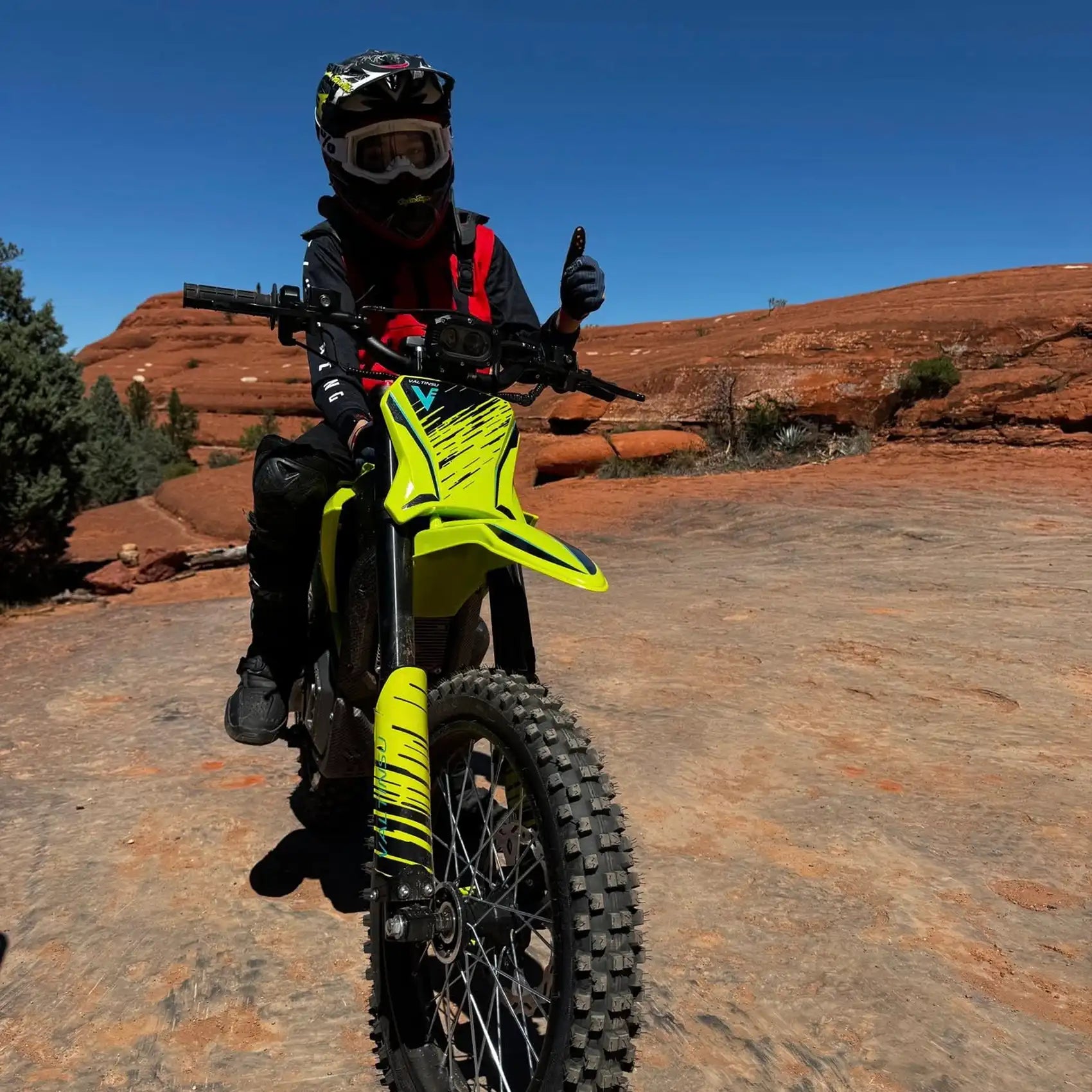 VALTINSU EM-5 Pro Green Electric Dirt Bike