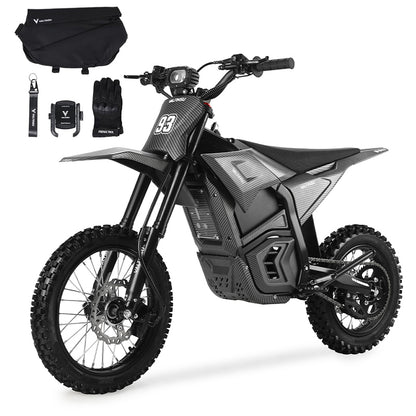 Electric Off-Road Adult Dirt Bike EM-5 with Light