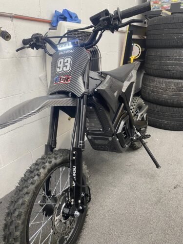 Electric Off-Road Adult Dirt Bike EM-5 with Light photo review