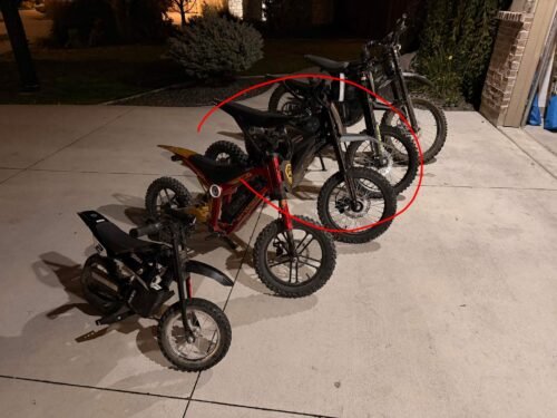 Electric Off-Road Adult Dirt Bike EM-5 with Light photo review